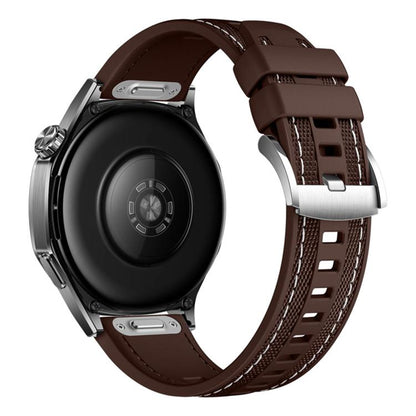 Quick Release Press Button Composite Nylon Fluorinerubber Watch Band, 22mm