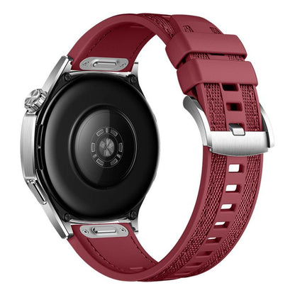 Quick Release Press Button Composite Nylon Fluorinerubber Watch Band, 22mm