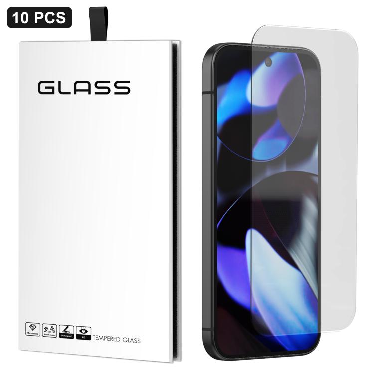 10pcs 3D Large Arc Half-Screen No White Border High-Aluminum Thick Adhesive HD Tempered Glass Film, For Google Pixel 10 Pro XL, For Google Pixel 10 Pro, For Google Pixel 10, For Google Pixel 9 ProXL, For Google Pixel 9 Pro, For Google Pixel 9