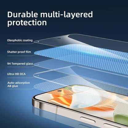 10pcs 3D Large Arc Half-Screen No White Border High-Aluminum Thick Adhesive HD Tempered Glass Film, For Google Pixel 10 Pro XL, For Google Pixel 10 Pro, For Google Pixel 10, For Google Pixel 9 ProXL, For Google Pixel 9 Pro, For Google Pixel 9
