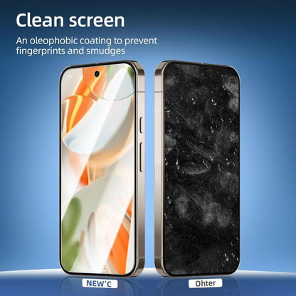10pcs 3D Large Arc Half-Screen No White Border High-Aluminum Thick Adhesive HD Tempered Glass Film, For Google Pixel 10 Pro XL, For Google Pixel 10 Pro, For Google Pixel 10, For Google Pixel 9 ProXL, For Google Pixel 9 Pro, For Google Pixel 9