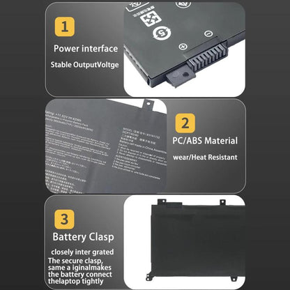 Batterie d'ordinateur portable 3653 mAh pour Asus Mars15 / Mars15(VX60GT9300) / Mars15(VX60GT9750), B31N1732