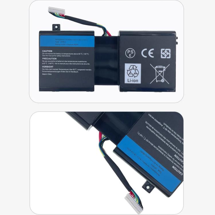 Batterie d'ordinateur portable 5500 mAh pour Dell Alienware 17 / Alienware 18, 2F8K3
