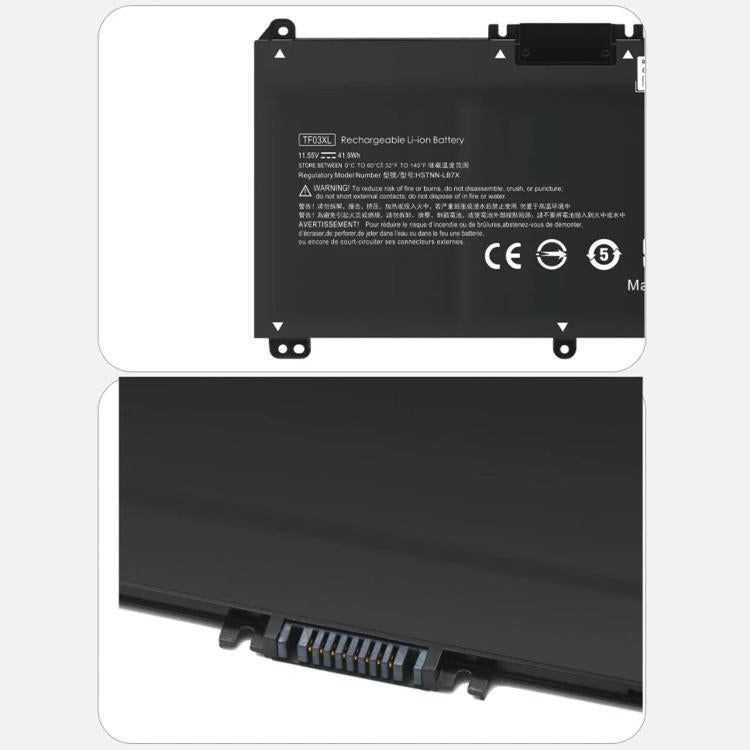 Batteries pour ordinateur portable 3600 mAh pour HP 15-CC000NO 15-CC001NA 15-CC001NF, TF03XL