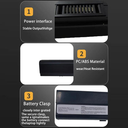 Batterie d'ordinateur portable 4400 mAh pour Asus A42 A52 A62 B53 K42 K52 K62, A32-K52
