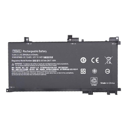 4112mAh Batteries d'ordinateur portable pour HP OMEN 15-AX200 15- AX218TX 15-AX210TX 15-AX235NF 15-AX202N, TE04XL