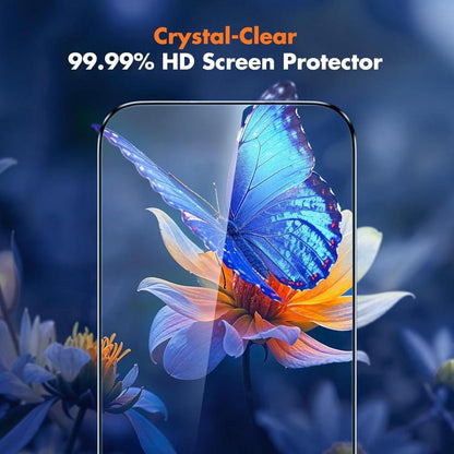 10pcs 0.18mm Ultra-Thin Ultrasonic HD Screen-Printed High-Aluminium Thick-Gel Tempered Glass Film, For iPhone 17e / 16e, For iPhone 17 Pro Max, For iPhone 17 Pro, For iPhone 17, For iPhone Air, For iPhone 16 Pro Max, For iPhone 16 Pro, For iPhone 16 Pl...