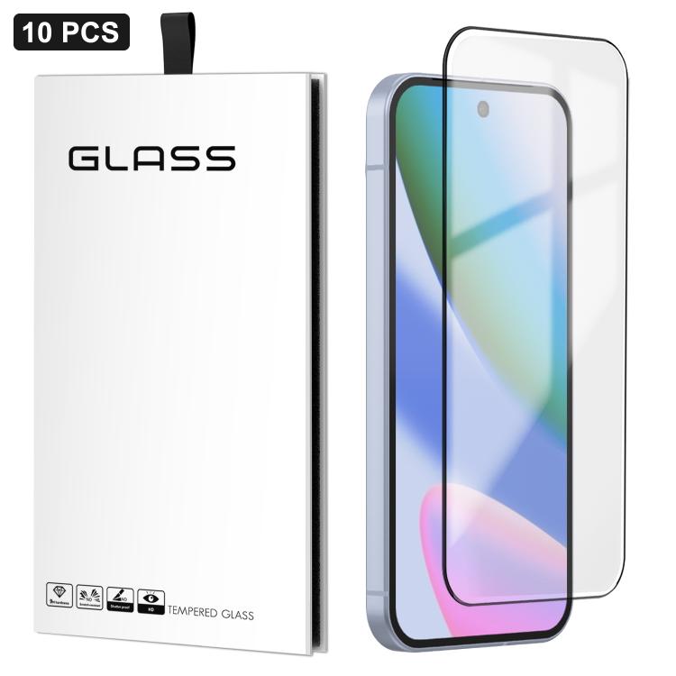 10pcs 0.18mm Ultra-Thin Ultrasonic HD Screen-Printed High-Aluminium Thick-Gel Tempered Glass Film, For Google Pixel 10 Pro XL, For Google Pixel 10 Pro, For Google Pixel 10, For Google Pixel 9 Pro XL, For Google Pixel 9 Pro, For Google Pixel 9