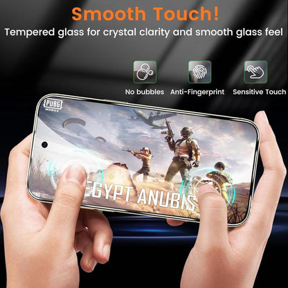 10pcs 0.18mm Ultra-Thin Ultrasonic HD Screen-Printed High-Aluminium Thick-Gel Tempered Glass Film, For Google Pixel 10 Pro XL, For Google Pixel 10 Pro, For Google Pixel 10, For Google Pixel 9 Pro XL, For Google Pixel 9 Pro, For Google Pixel 9