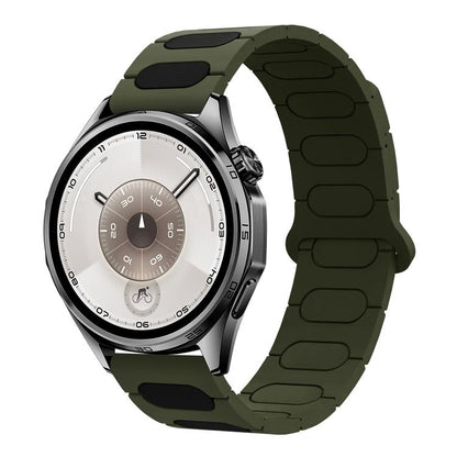 Oval Magnetic Silicone Watch Band, 18mm, 20mm, 22mm