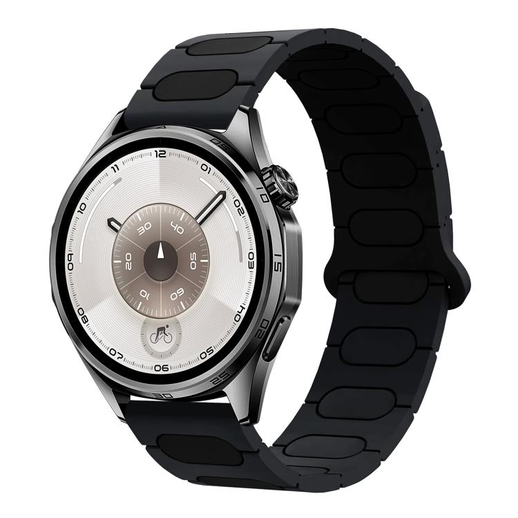 Oval Magnetic Silicone Watch Band, 18mm, 20mm, 22mm