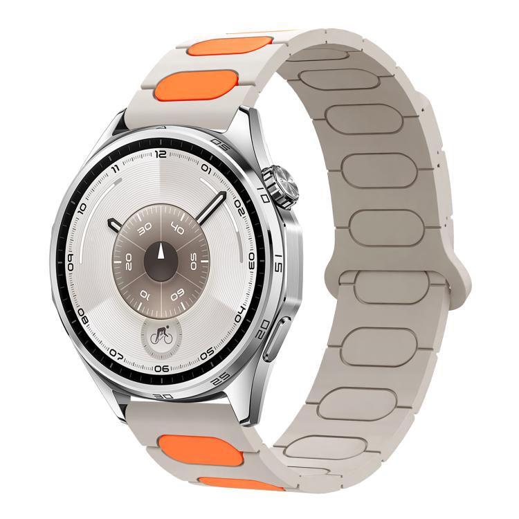 Oval Magnetic Silicone Watch Band, 18mm, 20mm, 22mm