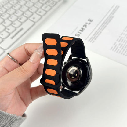Oval Magnetic Silicone Watch Band, 18mm, 20mm, 22mm