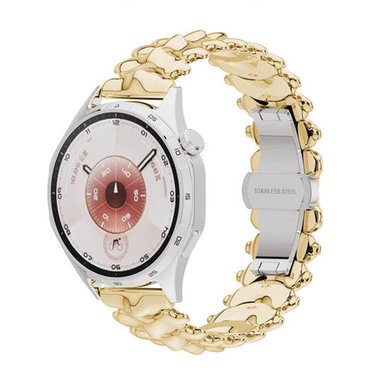 Dragon Spine Butterfly Clasp Zinc Alloy Watch Band, 22mm