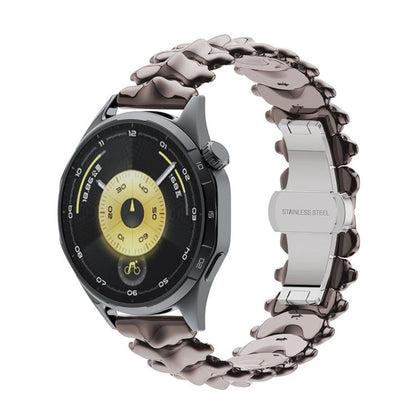 Dragon Spine Butterfly Clasp Zinc Alloy Watch Band, 22mm