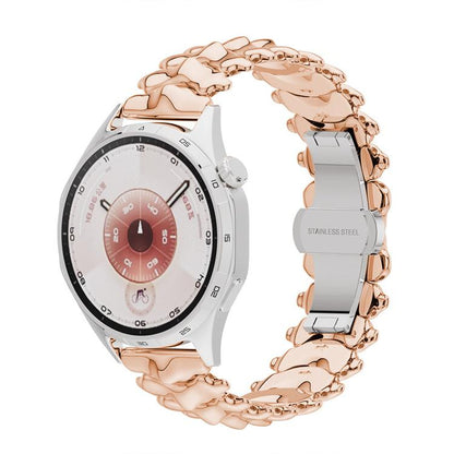 Dragon Spine Butterfly Clasp Zinc Alloy Watch Band, 22mm