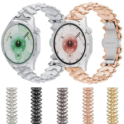 Dragon Spine Butterfly Clasp Zinc Alloy Watch Band, 22mm