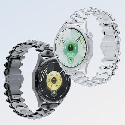 Dragon Spine Butterfly Clasp Zinc Alloy Watch Band, 22mm