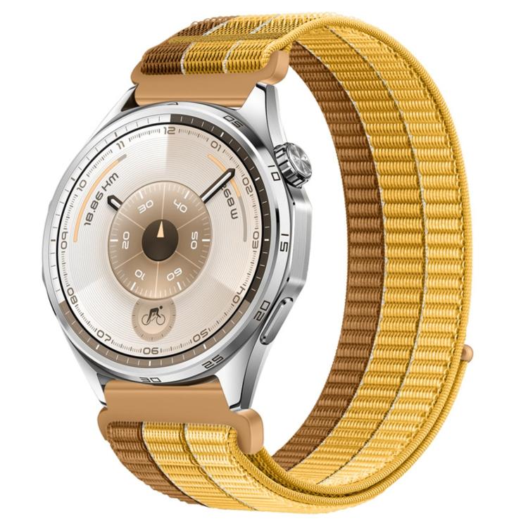 Triple-Loop Nylon Woven Hook and Loop Fastener Watch Band, 18mm, 20mm, 22mm