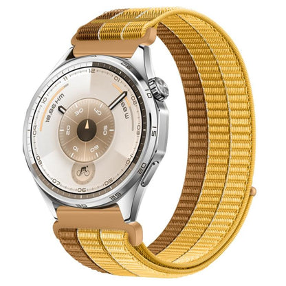 Triple-Loop Nylon Woven Hook and Loop Fastener Watch Band, 18mm, 20mm, 22mm