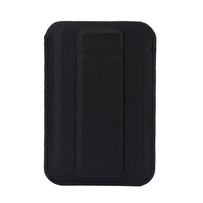 Ultra-Slim Magnetic Vegan Leather Card Bag with Stand