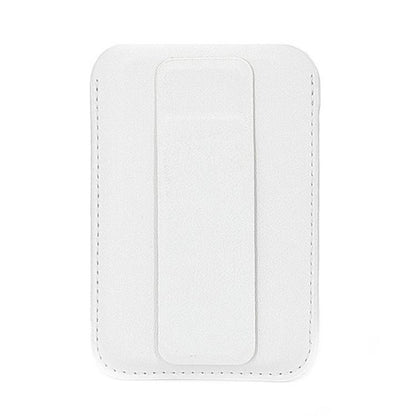 Ultra-Slim Magnetic Vegan Leather Card Bag with Stand