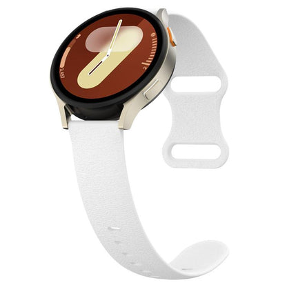 Lychee Texture Butterfly Clasp Solid Color Silicone Watch Band, 18mm, 20mm, 22mm