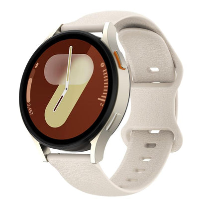 Lychee Texture Butterfly Clasp Solid Color Silicone Watch Band, 18mm, 20mm, 22mm