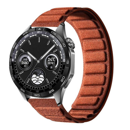 Square Magnetic Suede Watch Band, 22mm