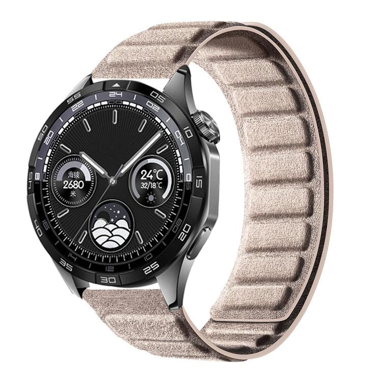 Square Magnetic Suede Watch Band, 22mm
