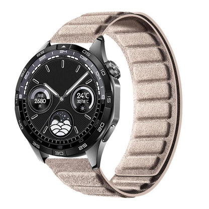 Square Magnetic Suede Watch Band, 22mm