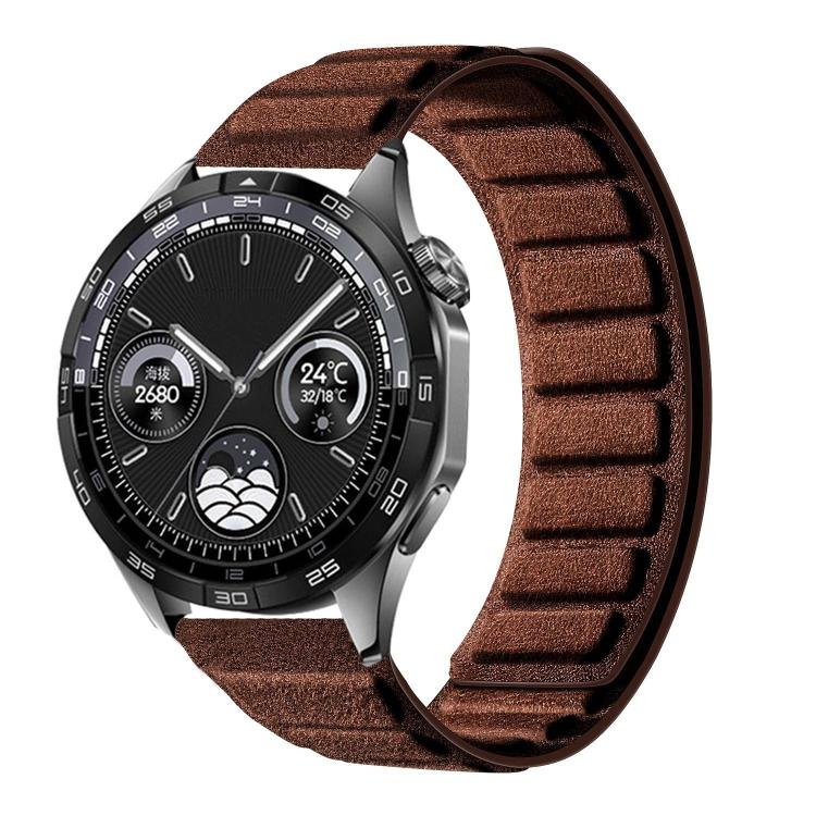 Square Magnetic Suede Watch Band, 22mm