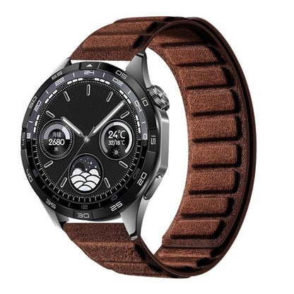 Square Magnetic Suede Watch Band, 22mm