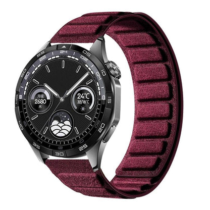 Square Magnetic Suede Watch Band, 22mm
