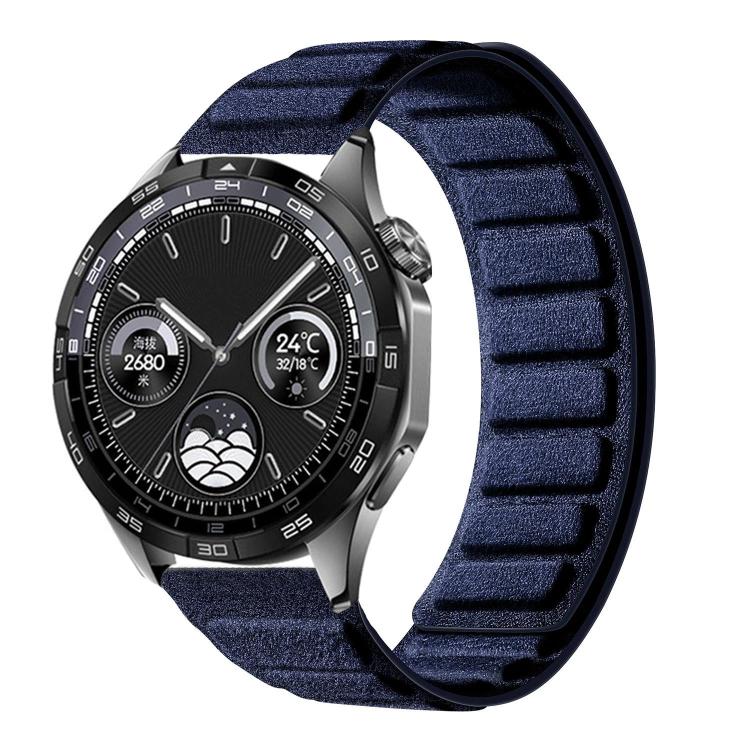 Square Magnetic Suede Watch Band, 22mm