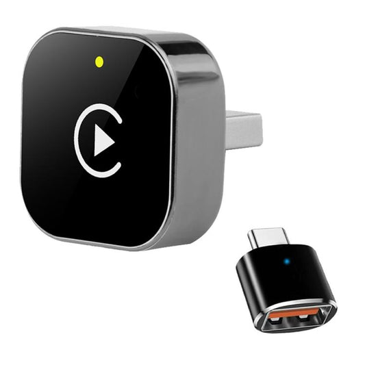 محول M68 للسيارات من سلكي إلى لاسلكي، يدعم CarPlay وAndroid Auto، صندوق ذكاء اصطناعي 2 في 1، محول سيارة لاسلكي، M68