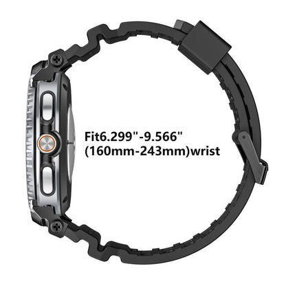 Breathable Dual Row Perforated Silicone Watch Band, For Samsung Galaxy Watch8 / Watch8 Classic