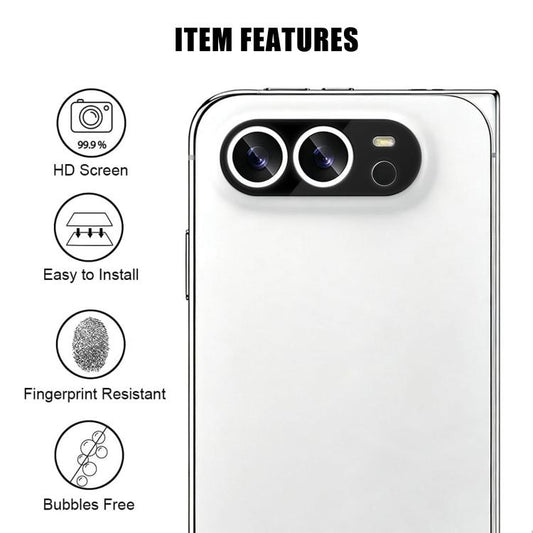 Kalebol Silk-Screened HD Anti-Fingerprint AR Integrated Camera Lens Tempered Glass Film, For iPhone Fold, For iPhone 18 Pro, For iPhone 18 Pro Max, For iPhone 17 Pro Max, For iPhone 17 Pro, For iPhone 17, For iPhone Air, For iPhone 13                  ...
