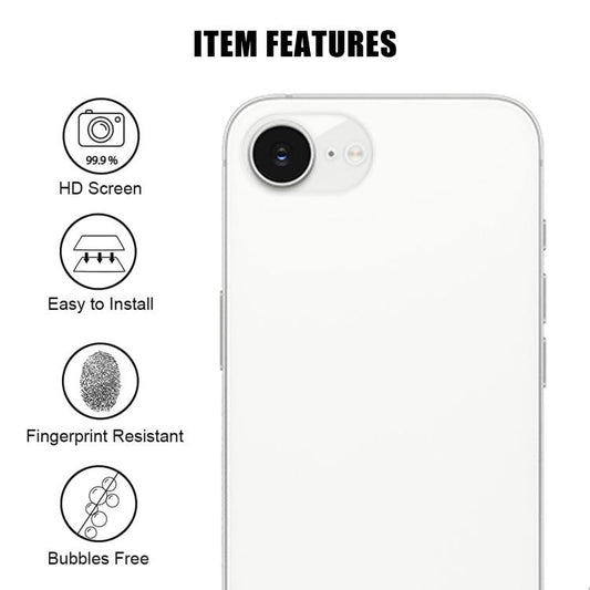 Kalebol Transparent HD Anti-Fingerprint AR Integrated Camera Lens Tempered Glass Film, For iPhone 17e / 16e, For iPhone 17 Pro Max, For iPhone 17 Pro, For iPhone 17, For iPhone Air, For iPhone 16 Pro / 16 Pro Max, For iPhone 16 / 16 Plus               ...