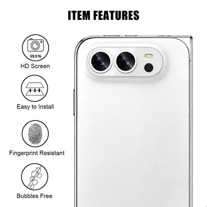 Kalebol Transparent HD Anti-Fingerprint AR Integrated Camera Lens Tempered Glass Film, For iPhone Duo, For iPhone 18 Pro, For iPhone 18 Pro Max, For iPhone 17 Pro Max, For iPhone 17 Pro, For iPhone 17, For iPhone Air, For iPhone 13, For iPhone 17e / 16...