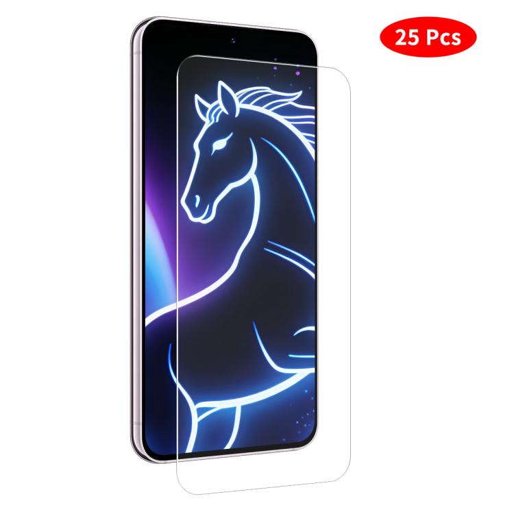 JUNSUNMAY 25pcs Support Ultrasonic Fingerprint Unclock Screen Protector Tempered Glass Film, For Google Pixel 10 / 10 Pro