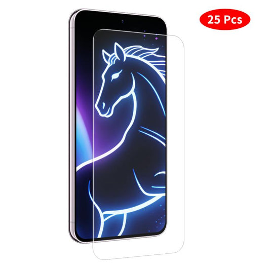 JUNSUNMAY 25pcs Support Ultrasonic Fingerprint Unclock Screen Protector Tempered Glass Film, For Google Pixel 10 / 10 Pro