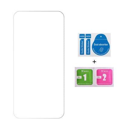 JUNSUNMAY 25pcs Support Ultrasonic Fingerprint Unclock Screen Protector Tempered Glass Film, For Google Pixel 10 / 10 Pro