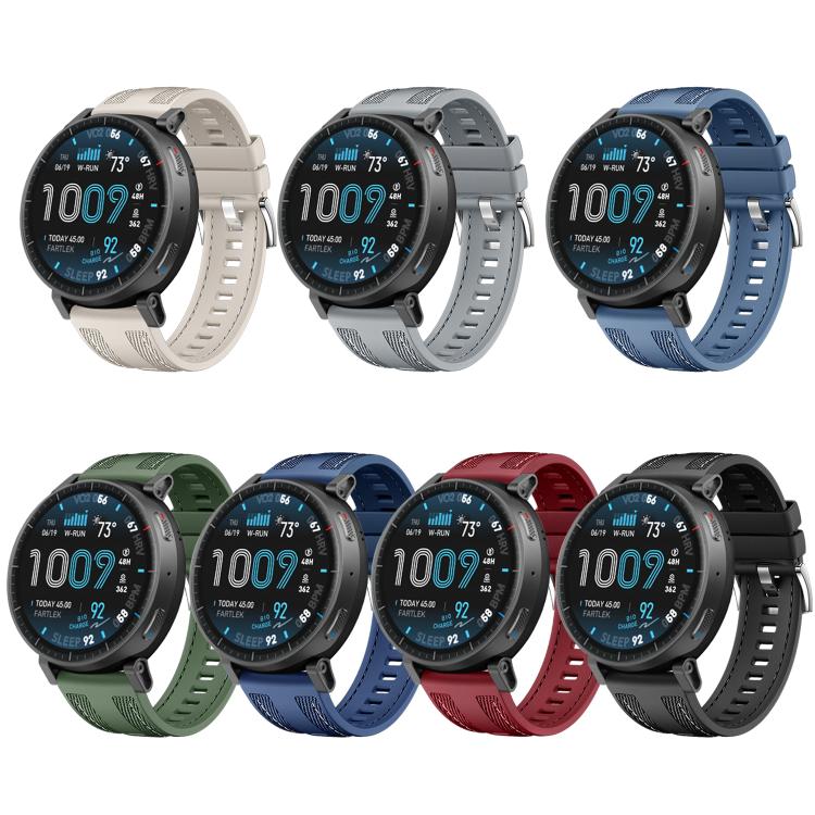 Composite Weave Nylon Silicone Watch Band, For Amazfit Active Max