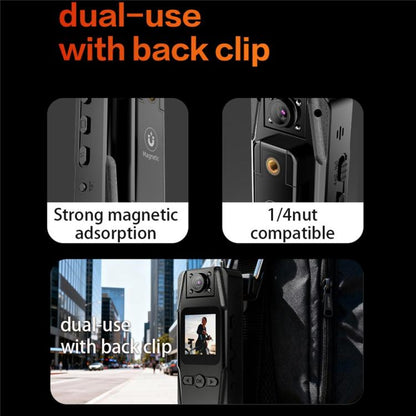 L16 WiFi With Infrared Night Vision Portable Outdoor Recorder HD Magnetic Clip-On Sports Camera, L16