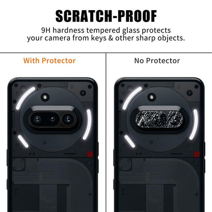 Kalebol Silk-Screened HD Anti-Fingerprint AR Integrated Camera Lens Tempered Glass Film, For Nothing Phone 3a, For Nothing Phone 3a Pro, For Nothing Phone 2a
