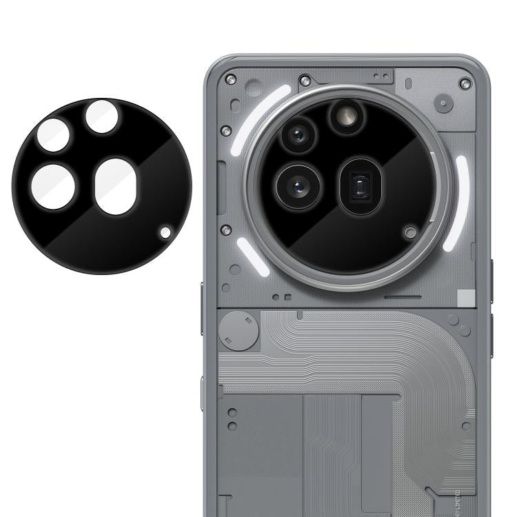 Kalebol Silk-Screened HD Anti-Fingerprint AR Integrated Camera Lens Tempered Glass Film, For Nothing Phone 3a, For Nothing Phone 3a Pro, For Nothing Phone 2a
