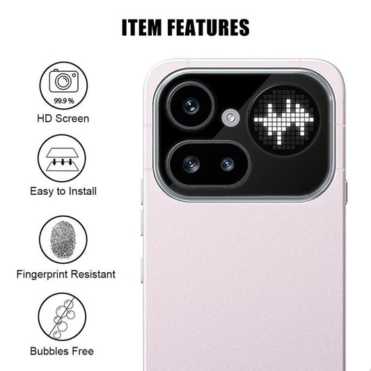 Kalebol Silk-Screened HD Anti-Fingerprint AR Integrated Camera Lens Tempered Glass Film, For Nothing Phone 4a Pro, For Nothing Phone 4a, For Nothing Phone 3a, For Nothing Phone 3a Pro, For Nothing Phone 2a