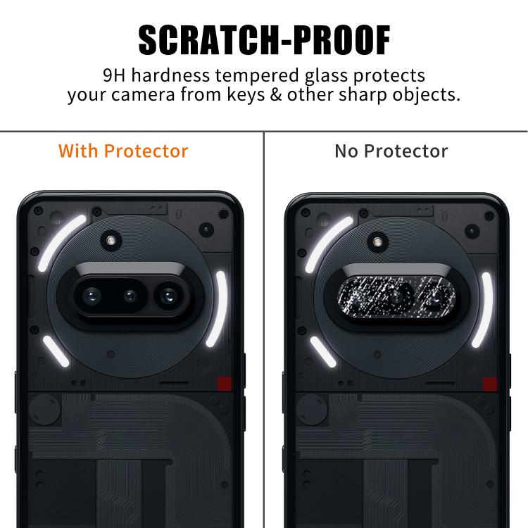 Kalebol Transparent HD Anti-Fingerprint AR Integrated Camera Lens Tempered Glass Film, For Nothing Phone 3a, For Nothing Phone 3a Pro, For Nothing Phone 2a