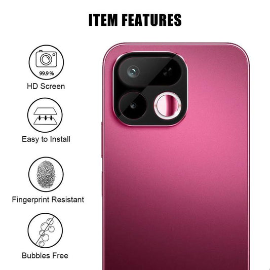 Kalebol Silk-Screened HD Anti-Fingerprint AR Integrated Camera Lens Tempered Glass Film, For Realme 16T 5G, For Realme 16 5G, For Realme 16 Pro+ 5G, For Realme 16 Pro 5G, For Realme 15x 5G, For Realme 15T 5G, For Realme 15 Pro 5G, For Realme 15 5G     ...